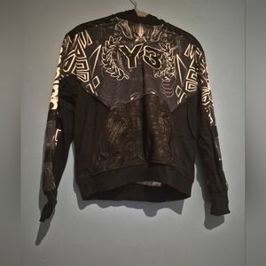 adidas Black Graphic Kids Jean Jacket